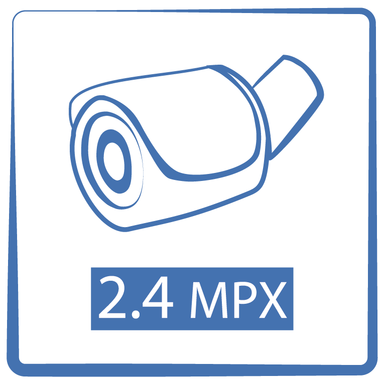 Готовые комплекты видеонаблюдения на 2.4 МП LITE