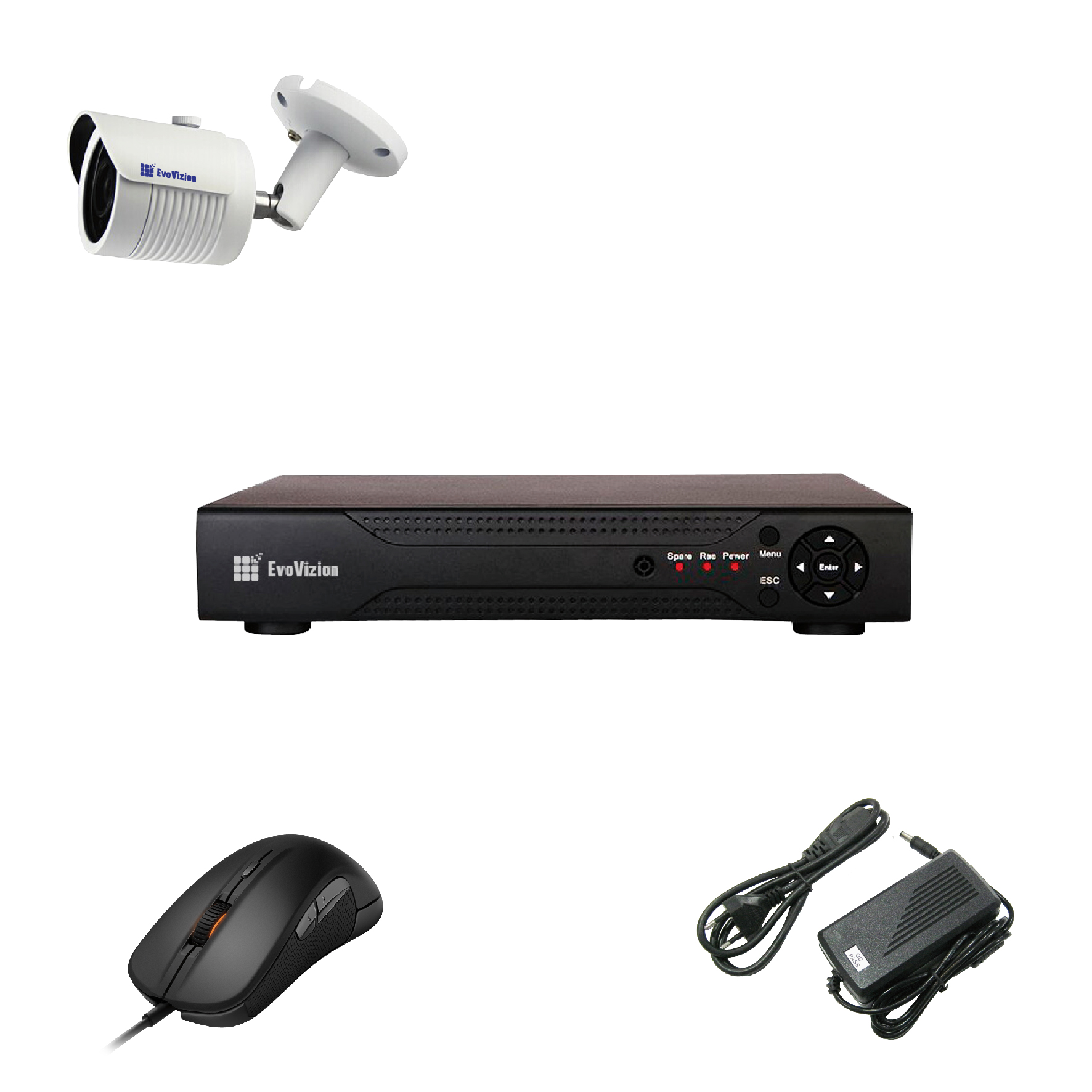 Комплект ip видеонаблюдения EvoVizion IP-1OUT-130