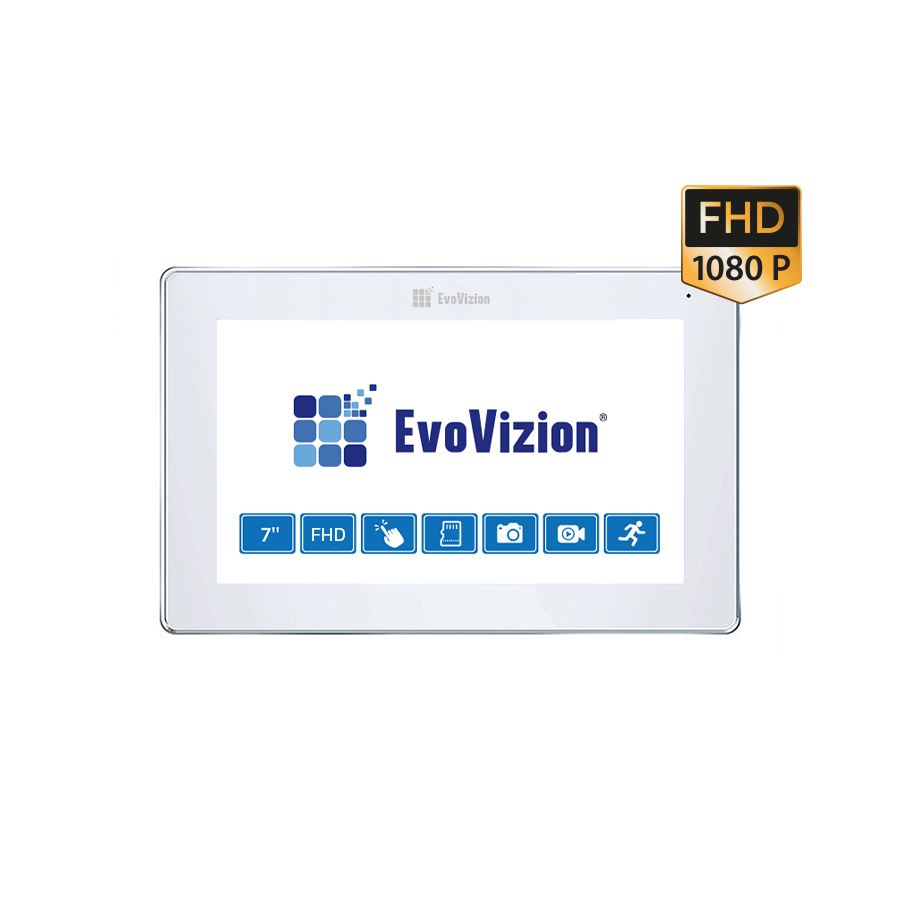 Видеодомофон EvoVizion VP-715FHD Wi-Fi White