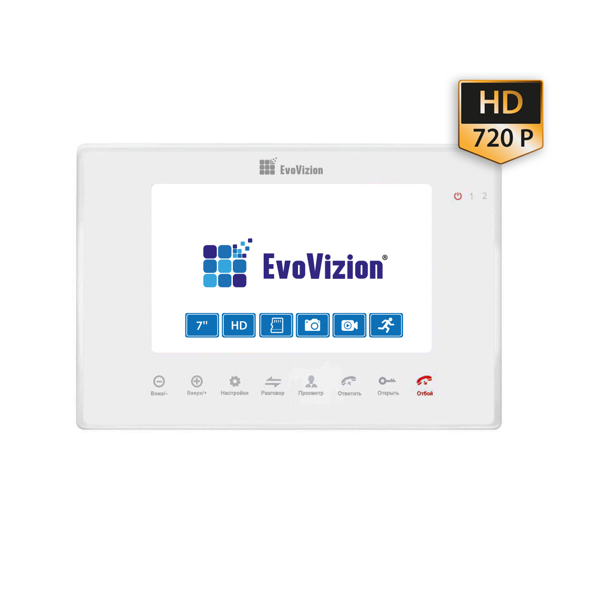 Видеодомофон EvoVizion VP-706AHD White